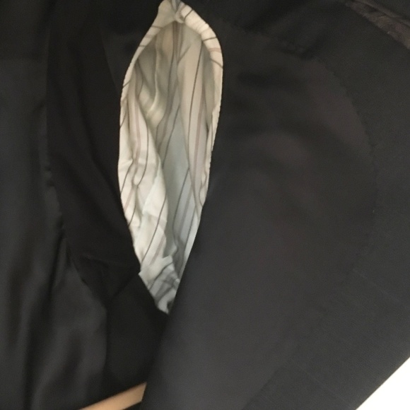 Lauren Ralph Lauren Men’s Blazer Navy Blue Subtile Tartan Plaid Pattern Sz 44R - Picture 5 of 5